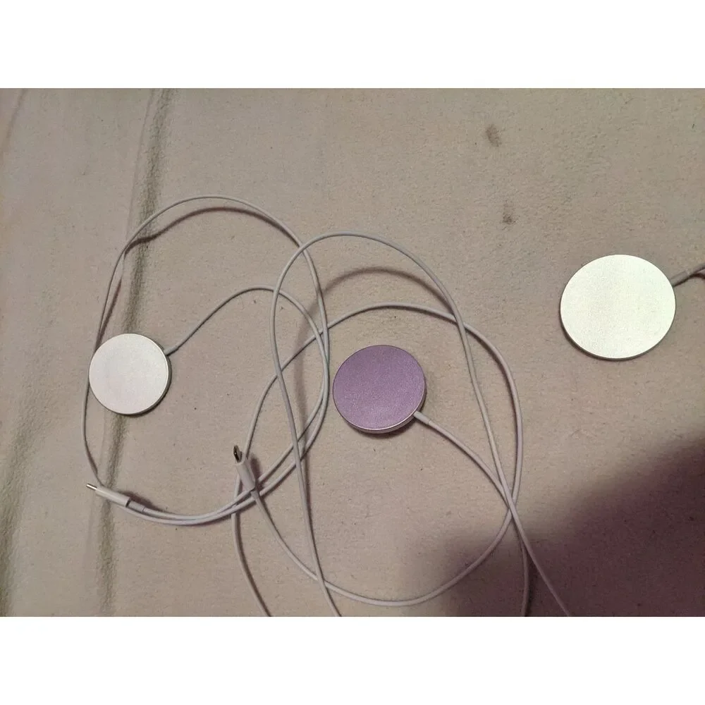 Lot of 3 Magnetic Wireless Chargers USB-C MagSafe Compatible